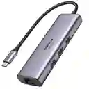 Hub Usb-c A X3 Usb-a, X1 Usb-c, X1 Hdmi 4k 30h, X1 Rj45 Ugreen 15598