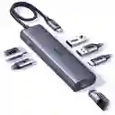 Hub Usb-c A X3 Usb-a, X1 Usb-c, X1 Hdmi 4k 30h, X1 Rj45 Ugreen 15598