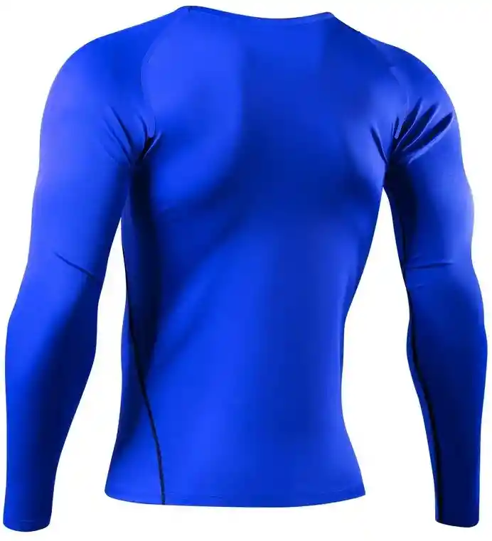 Camiseta Lycra Transpiración Entrenamiento/ Azul Rey - Talla: 12