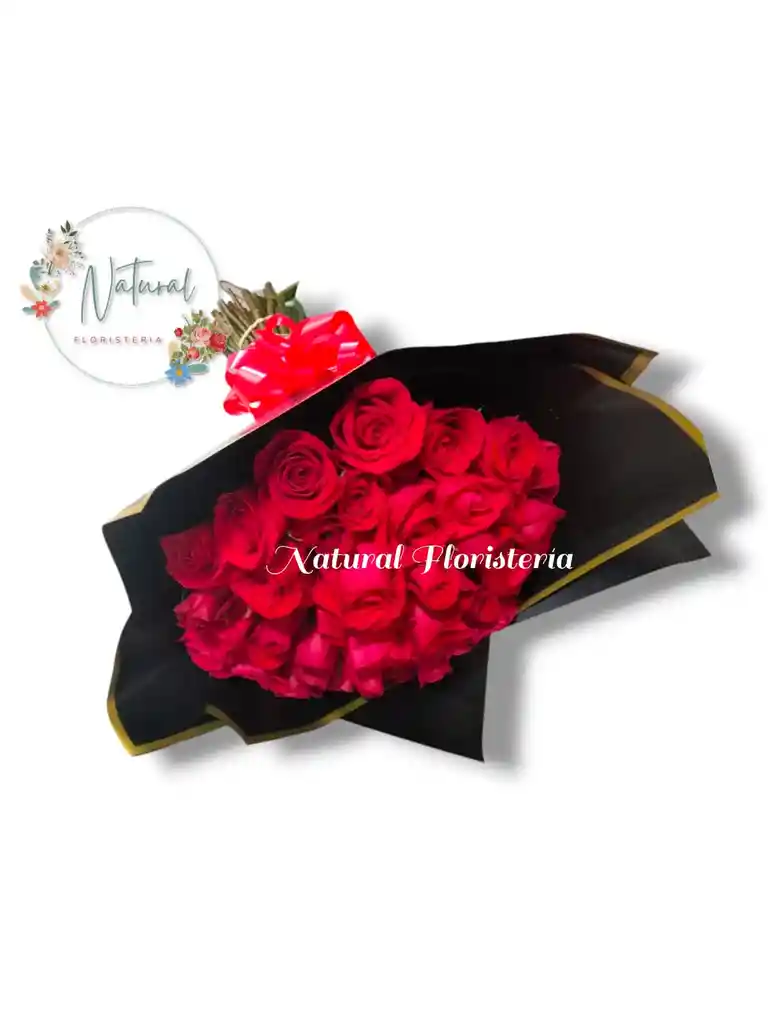 Bouquet De 48 Rosas Rojas En Papel Coreano.