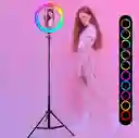 Aro Luz Rgb/luz Led Para Celular / Tripode + Aro De Luz Rgb Para Celular