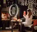 Aro Luz Rgb/luz Led Para Celular / Tripode + Aro De Luz Rgb Para Celular