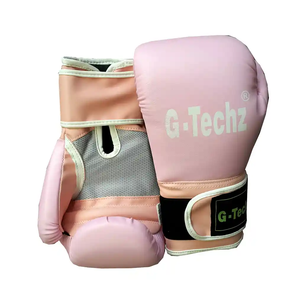 Guantes Boxeo Gtechz 2 Kick Boxing Pink Rosados - 10 Onz