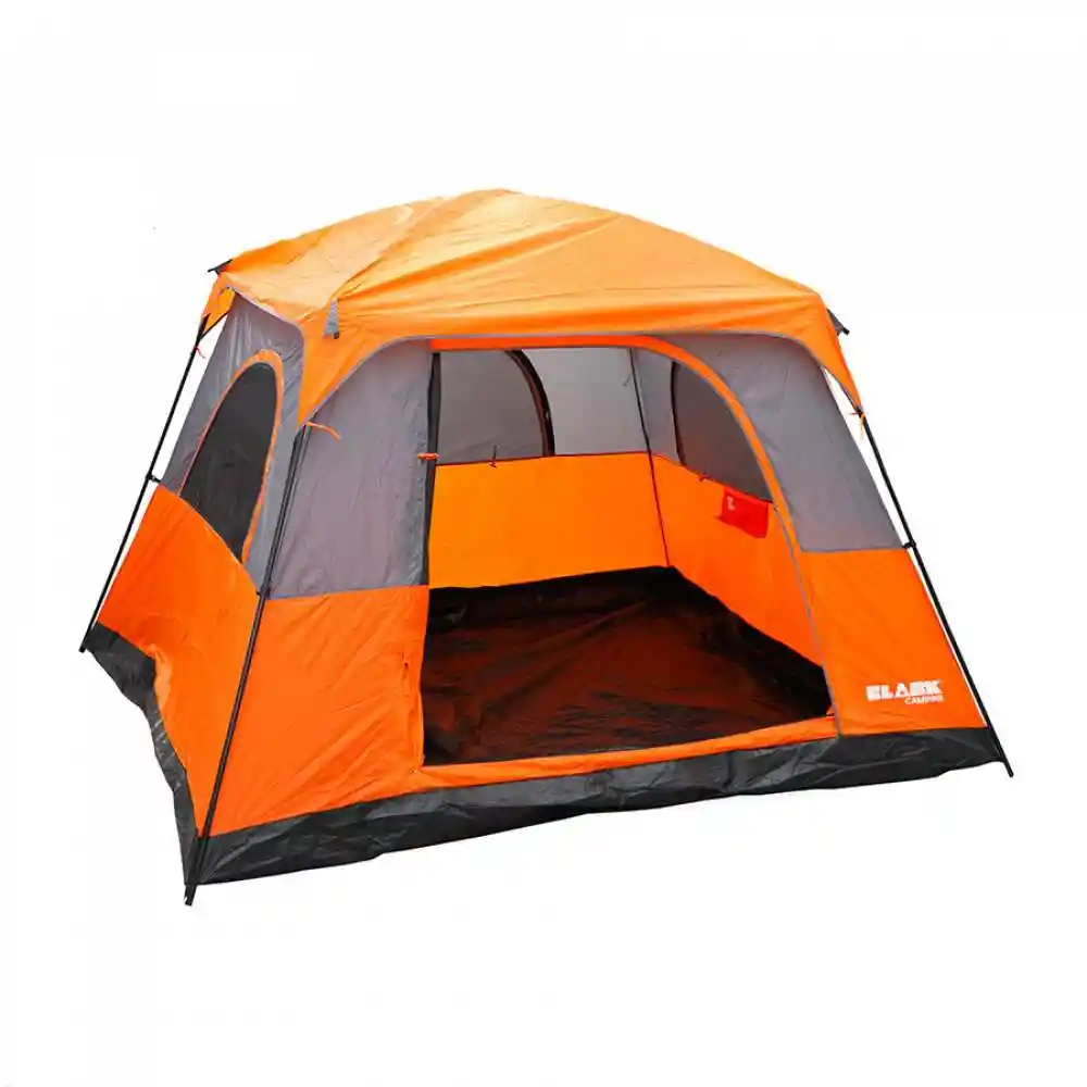Carpa + Colchon Clark Sencillo Y Doble 300x180x270cm Naranja