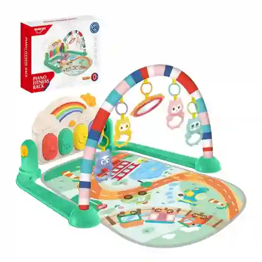 Gimnasio Tapete Piano Musical Estimulacion Niños Diseño Tren