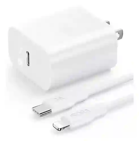 Cargador Iphone 20w 1hora 3a Carga Rapida Cargador Usb C Con Cable A Light-ing 1 M Compatible Para 1phone 14/13/13/12/ 11/x, Pad, Pods