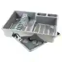 Escurridor Plasticforte 48x9x38cm Gris Plastico