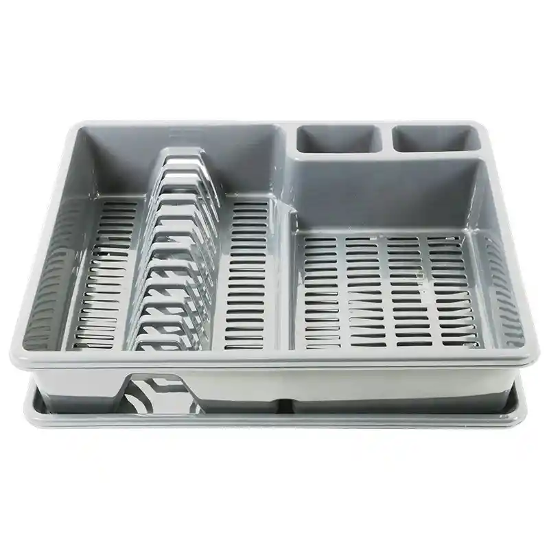 Escurridor Plasticforte 48x9x38cm Gris Plastico