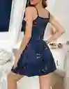 Pijama Vestido Satinado Mariposa Midnight