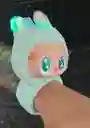 Pulcera Labubu Peluche Aguamarina Con Luces Y Sonido