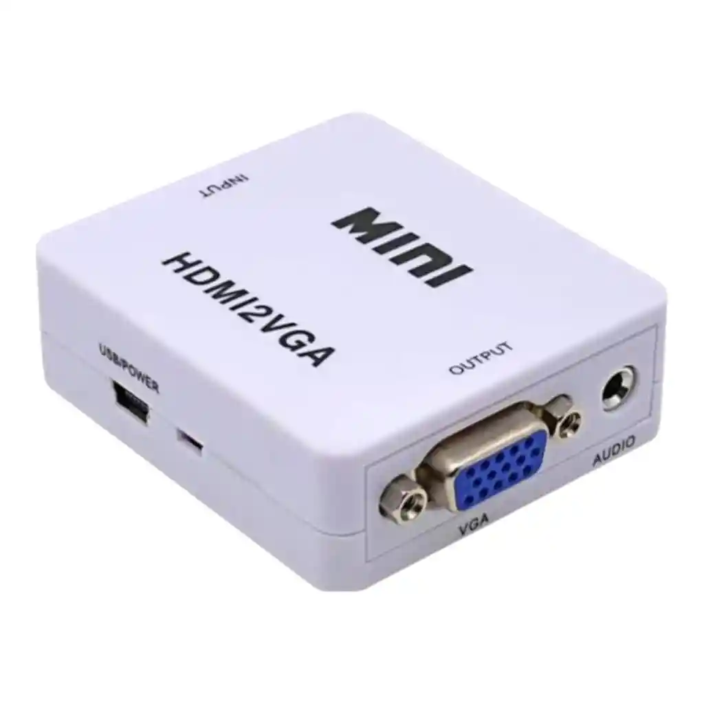Caja Convertidora De Video Tm-hdmi A Vga