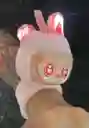 Pulcera Labubu Peluche Rosado Con Luces Y Sonido