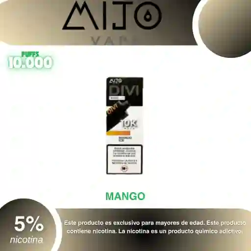 Mijo Divi 10.000 Pufs Mango 5%