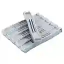 Clip Plasticforte 6 Und De 9cm Gris Plastico