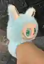 Pulcera Labubu Peluche Azul Claro Sencilla
