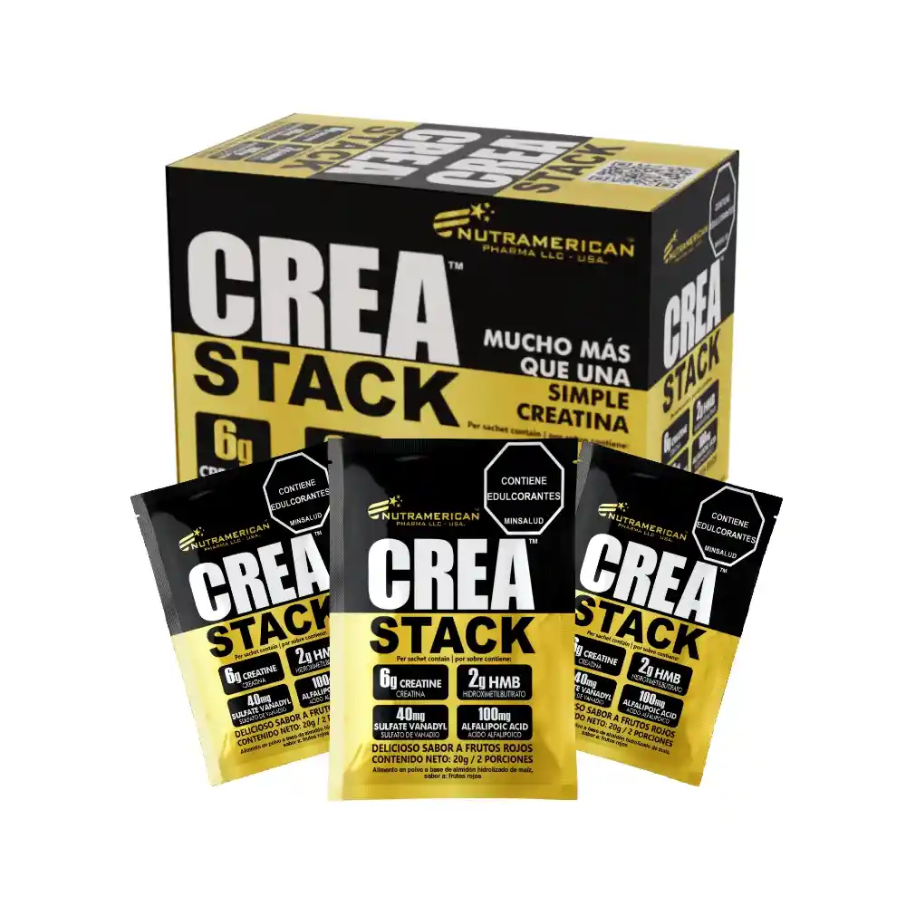 Crea Stack Frutos Rojos 500 G ( 25 Sachets X 20 G)