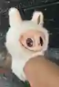 Pulcera Labubu Peluche Blanco Sencilla