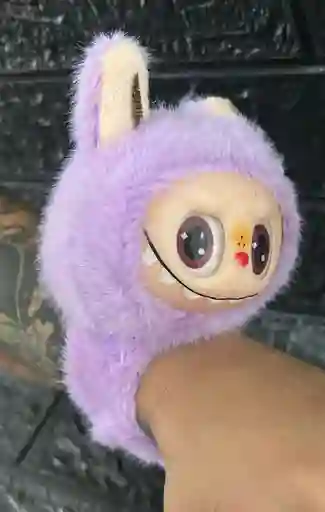 Pulcera Labubu Peluche Lila Sencilla