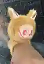 Pulcera Labubu Peluche Cafe Claro Sencilla