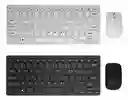 Kit Mini Teclado + Mouse Óptico Inalámbrico Para Pc K-03