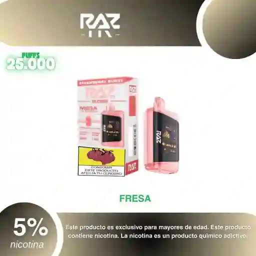 Raz Ltx 25.000 Pufs, Strawberry Burst 5%