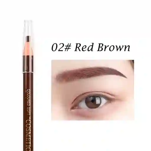 Lápiz Diseño De Cejas Profesional Microblanding Red Brown