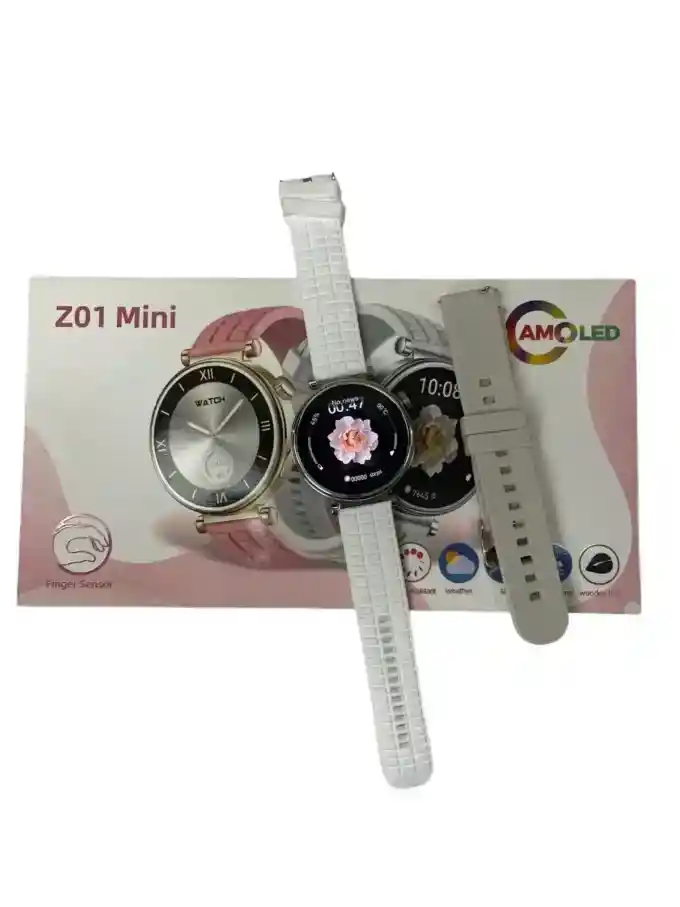 Reloj Inteligente Z01 Mini 2 Pantalla Redonda Amoled