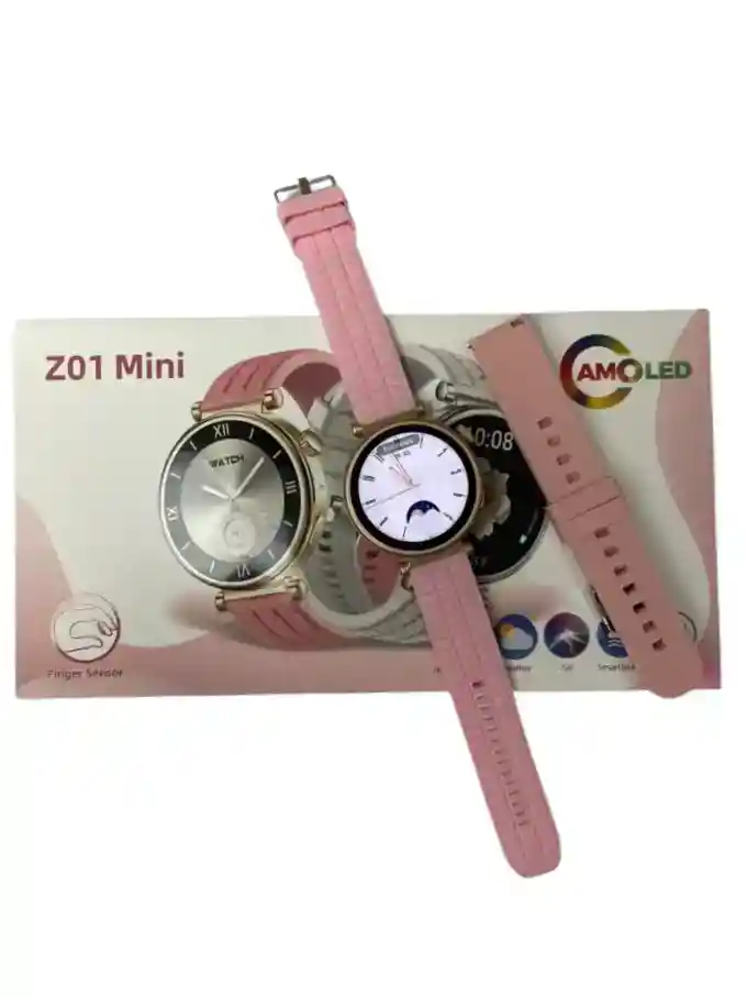 Reloj Inteligente Z01 Mini 2 Pantalla Redonda Amoled