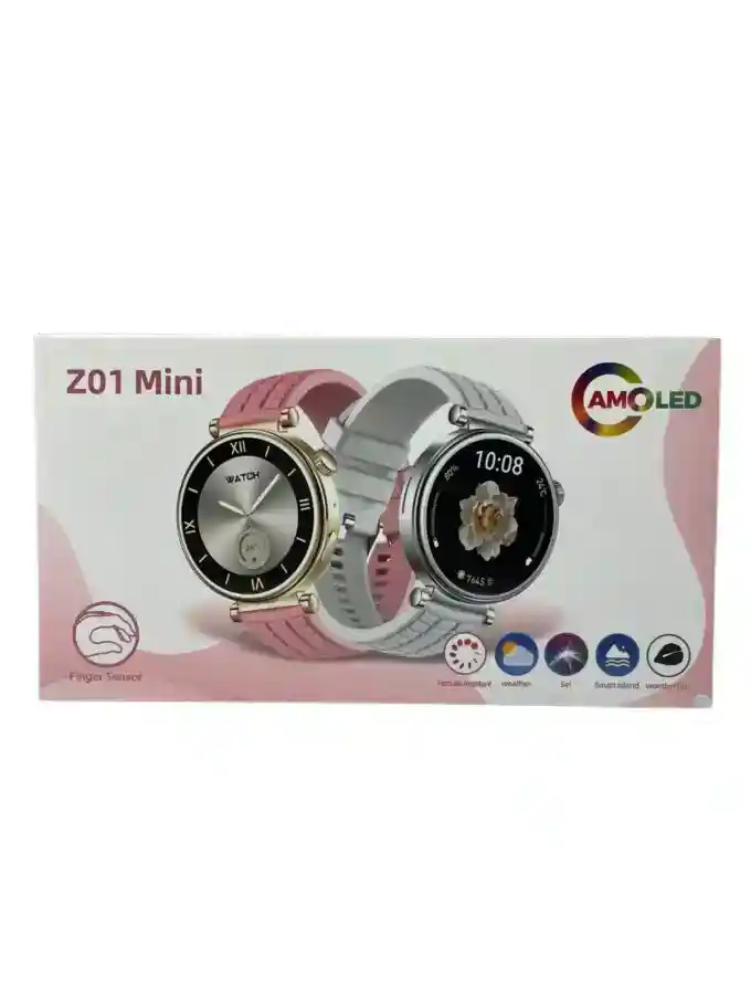 Reloj Inteligente Z01 Mini 2 Pantalla Redonda Amoled