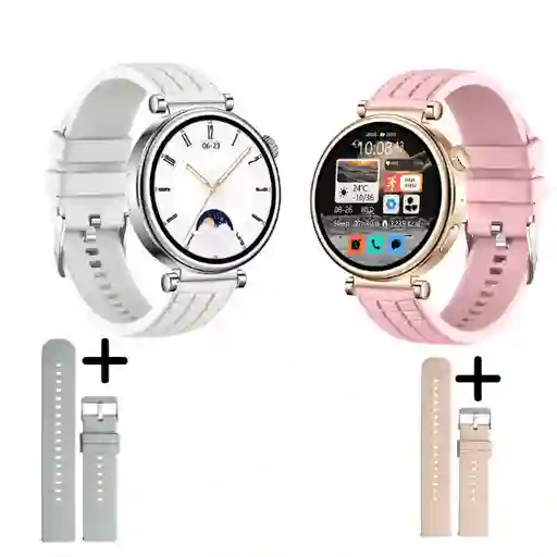 Reloj Inteligente Z01 Mini 2 Pantalla Redonda Amoled