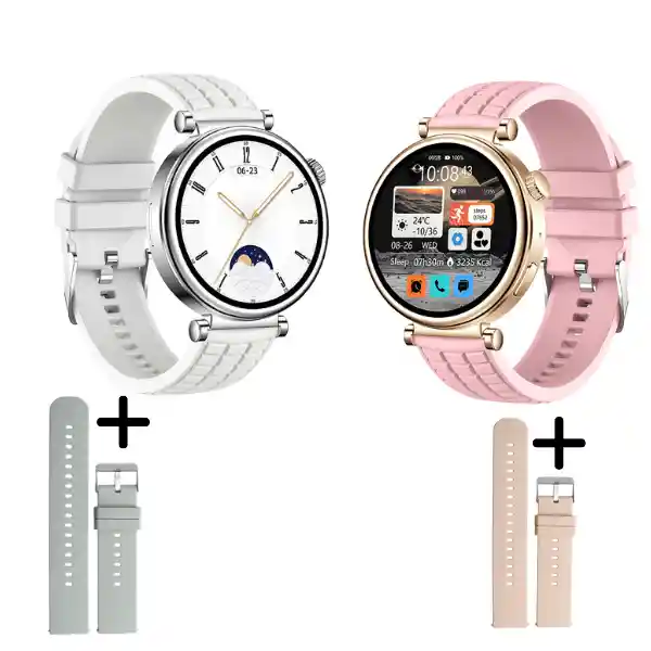 Reloj Inteligente Z01 Mini 2 Pantalla Redonda Amoled