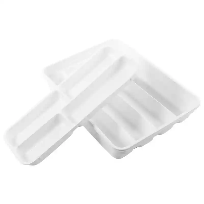 Organizador Plasticforte 40x7x30cm Blanco Plastico