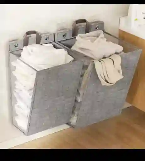 Cesto De Ropa Sucia Plegable Para Colgar En La Pared