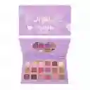 Paleta De Sombras X18 Tonos Palette Purpure