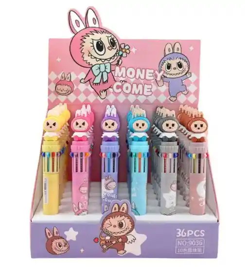 Lapicero Labubu De Colores Multiminas