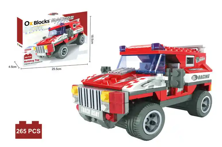 Ox Racers - Bloques De Juguete Para Construir - 265 Piezas