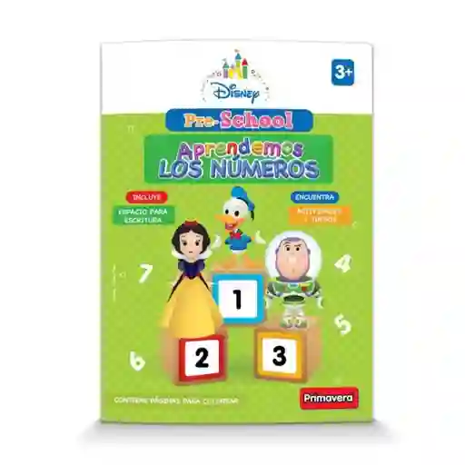 Libro De Actividades Preescolar 24 Paginas Aprendemos Los Numeros