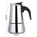 Cafetera Italiana Espresso Maker 6 Tazas Acero Inoxidable