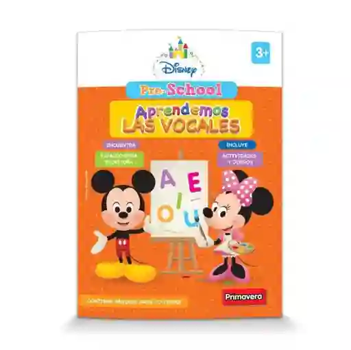 Libro De Actividades Preescolar 24 Paginas Aprendemos Las Vocales