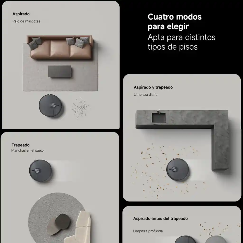 Xiaomi Robot Vacuum X20 Max, Aspiradora Inteligente Estación
