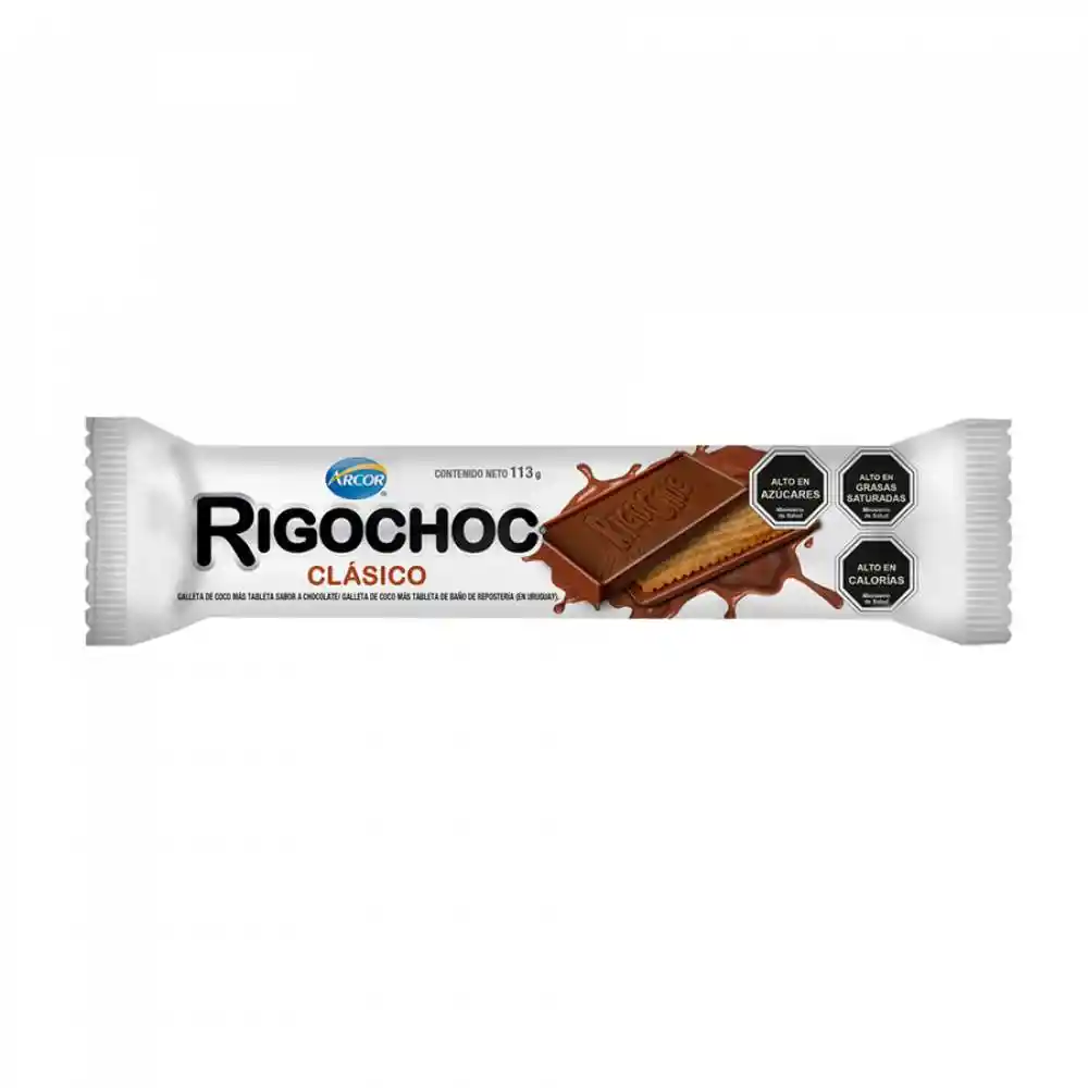 Galleta Arcor Rigochoc 113 Gr Chocolate