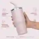 Mug Vaso Termo 700ml Buffer Acero Inox + Tapas - Velvet Pink