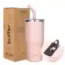 Mug Vaso Termo 700ml Buffer Acero Inox + Tapas - Velvet Pink