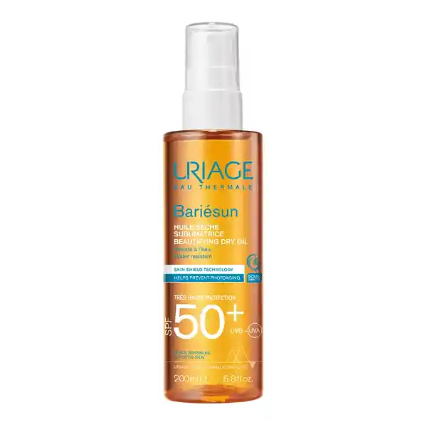 Aceite Embellecedor Uriage Bariesun Huile Seche Beautifying Spf50+ 200ml