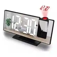 Reloj Despertador Digital - Proyector Hora Espejo