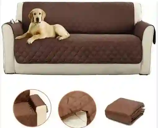 Protector De Sofa 3 Puestos Doble Faz Cubre Sofa