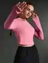 Sudadera Crop Active Flexi Luxe