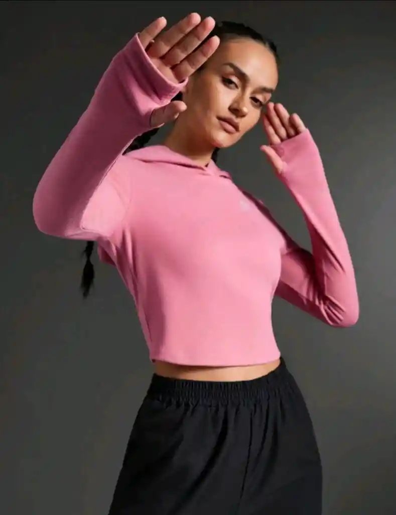 Sudadera Crop Active Flexi Luxe