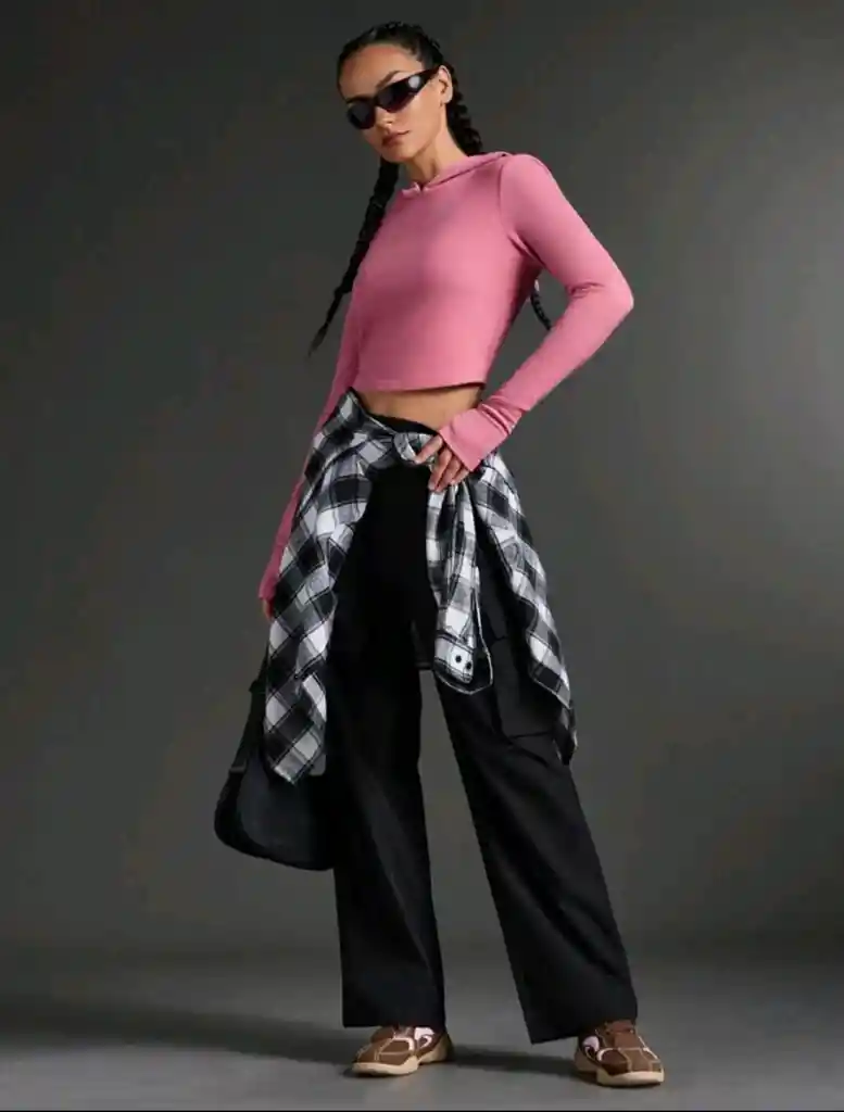 Sudadera Crop Active Flexi Luxe