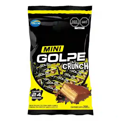 Galleta Arcor Mini Golpe Bolsa 288 Gr Chocolate